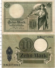Продать Банкноты Германия 10 марок 1906 