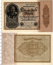 Продать Банкноты Веймарская республика 1000 марок 1922 