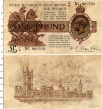 Продать Банкноты Великобритания 1 фунт 1919 