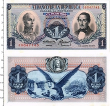 Продать Банкноты Колумбия 1 песо 1973 