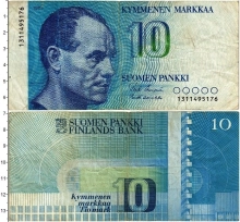 Продать Банкноты Финляндия 10 марок 1986 