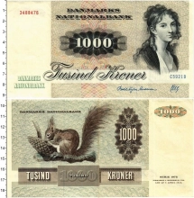 Продать Банкноты Дания 1000 крон 1972 