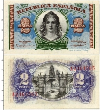 Продать Банкноты Испания 2 песеты 1938 