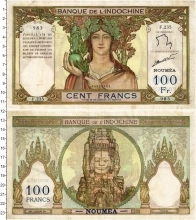 Продать Банкноты Новая Каледония 100 франков 1939 