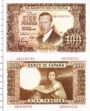 Продать Банкноты Испания 100 песет 1953 