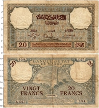 Продать Банкноты Марокко 20 франков 1941 