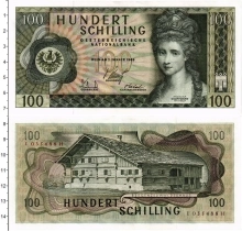 Продать Банкноты Австрия 100 шиллингов 1969 
