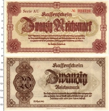 Продать Банкноты Германия 20 марок 1945 