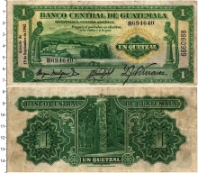 Продать Банкноты Гватемала 1 кетцаль 1942 