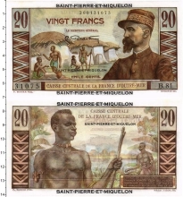 Продать Банкноты Сен-Пьер и Микелон 20 франков 0 