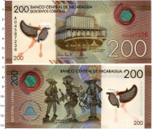 Продать Банкноты Никарагуа 200 кордоба 2014 Пластик