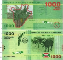 Продать Банкноты Бурунди 1000 франков 2015 