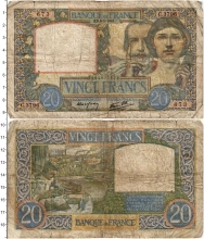 Продать Банкноты Франция 20 франков 1941 