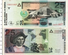 Продать Банкноты Сальвадор 25 колон 1999 
