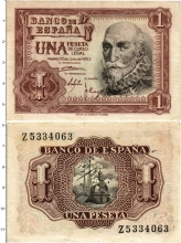 Продать Банкноты Испания 1 песета 1953 