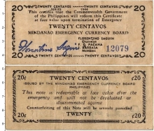 Продать Банкноты Филиппины 20 сентаво 1944 