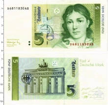 Продать Банкноты ФРГ 5 марок 1991 