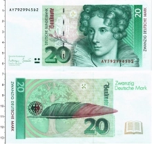 Продать Банкноты ФРГ 20 марок 1993 