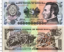Продать Банкноты Гондурас 5 лемпир 2014 