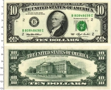 Продать Банкноты США 10 долларов 1993 