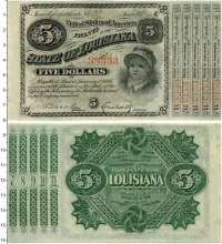 Продать Банкноты США 5 долларов 1886 