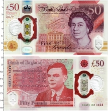 Продать Банкноты Великобритания 50 фунтов 2020 Пластик