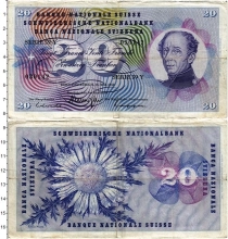 Продать Банкноты Швейцария 20 франков 1973 