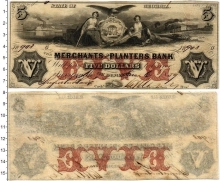 Продать Банкноты США 5 долларов 1856 