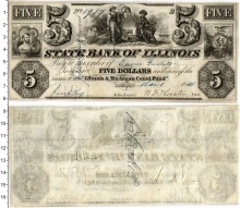 Продать Банкноты США 5 долларов 1854 