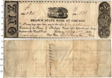 Продать Банкноты США 1 доллар 1839 