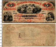 Продать Банкноты США 5 долларов 1860 