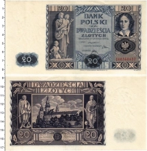 Продать Банкноты Польша 20 злотых 1936 