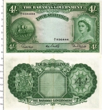 Продать Банкноты Багамские острова 4 шиллинга 1953 
