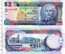 Продать Банкноты Барбадос 2 доллара 0 