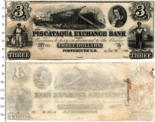 Продать Банкноты США 3 доллара 1852 