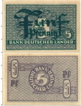Продать Банкноты ФРГ 5 пфеннигов 1948 