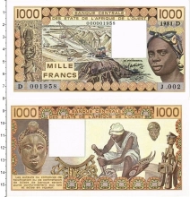 Продать Банкноты Конго 1000 франков 2002 