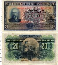 Продать Банкноты Мозамбик 20 эскудо 1937 