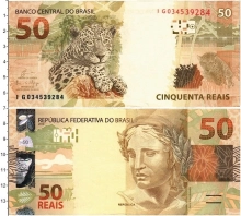 Продать Банкноты Бразилия 50 реалов 2010 