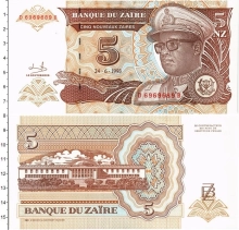 Продать Банкноты Заир 5 заир 2008 
