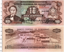 Продать Банкноты Гондурас 10 лемпир 1989 