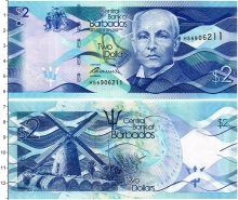 Продать Банкноты Барбадос 2 доллара 2013 