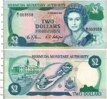 Продать Банкноты Бермудские острова 2 доллара 1989 