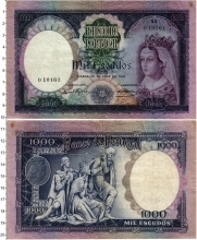 Продать Банкноты Португалия 1000 эскудо 1961 