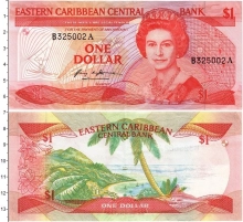 Продать Банкноты Карибы 1 доллар 1978 