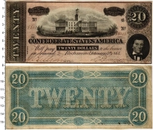 Продать Банкноты США 20 долларов 1868 