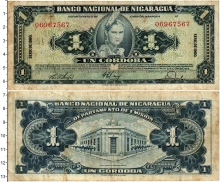 Продать Банкноты Никарагуа 1 кордоба 1960 