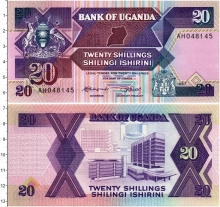 Продать Банкноты Уганда 20 шиллингов 1988 