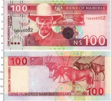 Продать Банкноты Намибия 100 долларов 2003 