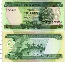 Продать Банкноты Соломоновы острова 2 доллара 0 